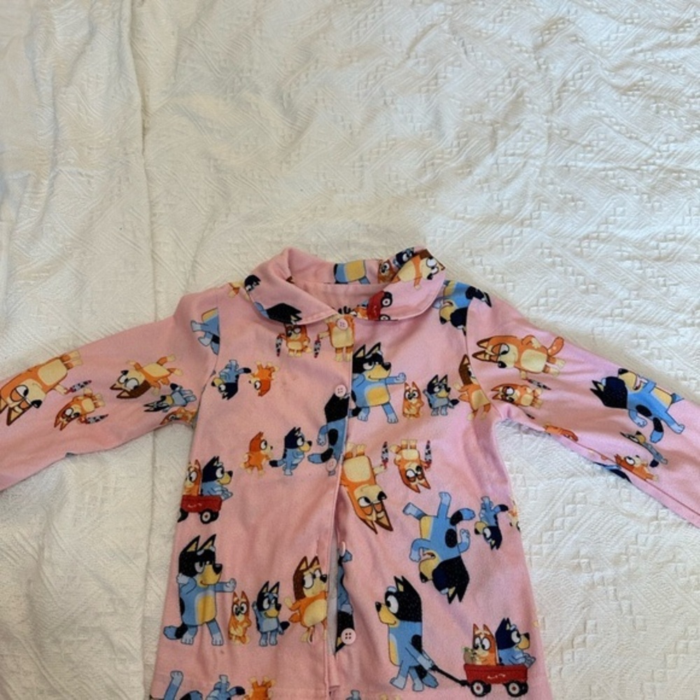 Pink Bluey Pajama Set